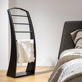  Stojalo za oblačilo Plutoo MDF črno | Shoptok.si