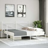 Krevet na rasklapanje bez madraca bijeli 100x190 cm čelik | Eponuda.com