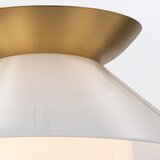 Quintiesse qn-saucer-fm-ab-opal - plafonsko svetlo saucer 1xE27/40W/230V zlatna | Eponuda.com