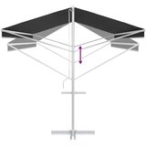 Samostojeća tend Antracit 6 x 3 m Poliester | shoptok.hr