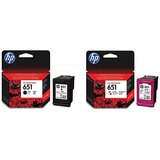 HP komplet kartuš nr.651 (BK + CMY), original | Shoptok.si