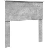  Okvir za krevet s uzglavljem Betonski sivi 100 x 200 cm | shoptok.hr