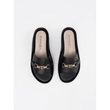 GOODIN Black women's flip-flops with a chain | Shoptok.si