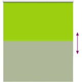 vidaXL Roleta Blackout listi zeleni 130x150 cm Širina tkanine 126,6 cm | Shoptok.si