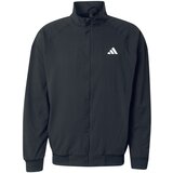 Adidas Športna jakna 'WALK ON' črna / bela | Shoptok.si
