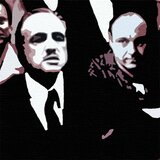 Ručno slikane slike na platnu pop art the mafia family | ePonuda.com