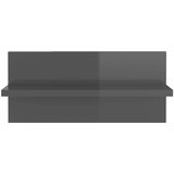  Stenske police 4 kosi visok sijaj sive 40x11,5x18 cm, (20765362) | Shoptok.si