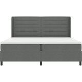  LED Box Spring Krevet Tamno siva 200 x 200 cm tkanina | shoptok.hr