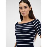 Orsay Dark blue women's T-shirt with three-quarter sleeves - Women's | Shoptok.si