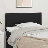  Uzglavlje crno 80 x 5 x 78/88 cm od umejtne kože | shoptok.hr