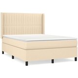  S oprugama i madracem krem 140 x 190 cm od tkanine | shoptok.hr