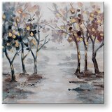 Slikana slika na platnu drveće 60x60 cm Cene