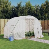  Staklenik s čeličnim okvirom bijeli 6 m² 3 x 2 x 2 m | shoptok.hr