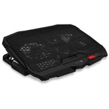 Connect IT CCP-2200-RD-Podloga za hlađenje laptopa, 4x ventilatora, 2x USB, crna/crvena | Eponuda.com