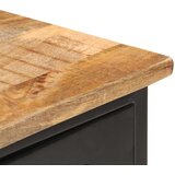 Komoda 110 x 30 x 65 cm od masivnog grubog drva manga i čelika | shoptok.hr