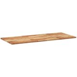 Stolna ploča 120x60x2 cm pravokutna od masivnog drva bagrema | shoptok.hr