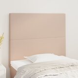 Uzglavlje Cappuccino 100x5x118/128 cm Imitacija kože | shoptok.hr