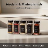 EDELHAUS 24x stekleni kozarčki za začimbe 120ml | Shoptok.si