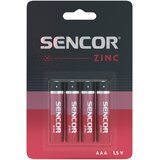 Sencor R03 AAA cink-karbon baterije, 4 komada Cene
