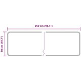 Traka za tepih MARSA Sivi 250 x 50 cm Poliester i PVC - Sivi 50 x 250 cm | shoptok.hr