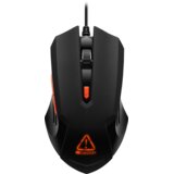 Canyon Star Raider GM-1 Optical Gaming Mouse with 6 programmable buttons, Pixart optical sensor, 4 levels of DPI and up to 3200, 3 million times key life, 1.65m PVC USB cable,rubber coating surface and colorful RGB lights, size:125*75*38mm, 115g | shoptok.hr