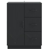  Kreveta s ladicama Crna 66 x 34,5 x 87 cm Konstruirano drvo | shoptok.hr