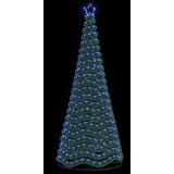  LED božićno drvce od folije s postoljem EKENAS 250 cm Slike