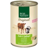 Real Nature Cat Kitten pašteta teletina i perad 400 g | shoptok.hr