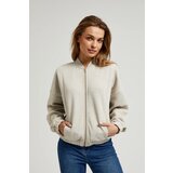 Marisse Women's Sweatshirt Z-Bl-4502 L.Beige Mel Cene