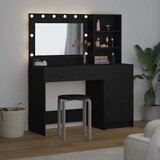  Toaletni stol 2 kom. Crna 78,5 x 41 x 135 cm Konstruirano drvo | Shoptok.si