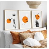 WALLXPERT Dekorativna slika iz 3 dela Huhu228 50 x 70 | ePonuda.com