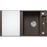 Blanco pomivalno korito AXIA III 5 S InFino SILGRANIT desko steklo, z daljin. prim. - KAVA | Shoptok.si