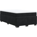  box spring s madracem crni 120 x 190 cm baršunasti | shoptok.hr