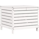  Vrtni tabure bijeli 62 x 63,5 x 53,5 cm od masivne borovine | shoptok.hr