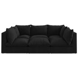 Makamii Crna sofa 255 cm Manao – Cijene