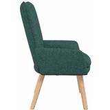  Fotelja Tamnozelena 63 x 67 x 94 cm Tkanina i šperploča | shoptok.hr
