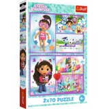  Puzzle - 2x70 - Igrajte se s Gabby Trefl 34438 | shoptok.hr