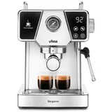 Bergamo espresso aparat za mleti kavni prah, 20 barov pritiska, z manometrom, Thermoblock ogrevanjem in penilcem mleka