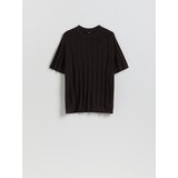 Reserved Džemper s kratkim rukavima - tamnosmeđe | shoptok.hr