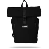 rolltop backpack black