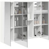  Kupaonski ormar s ogledalom Bijelo 80 x 14.5 x 70 cm | shoptok.hr