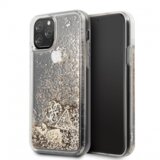 Guess GUHCN61GLHFLGO silikonski ovitek za iPhone 11 - prozoren z zlatimi bleščicami Cene