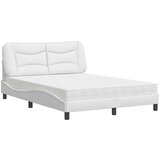 The Living Store Postelja z vzmetnico bela 140x200 cm umetno usnje - Postelja, (21610857) | Shoptok.si
