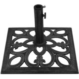  Stalak za suncobran crni 47 x 47 x 33 cm od lijevanog željeza | shoptok.hr