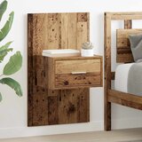 vidaXL Ormarić za krevet Zidne 2 pcs Staro drvo 48.5 x 32.5 x 80 cm | shoptok.hr