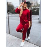 DStreet Bordowy damski komplet welurowy SO COMFY | Eponuda.ba