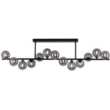 SCHÖNER WOHNEN 14505-18 - led luster na šipci dubai 13xG9/3W/230V crna/dimljena Cene