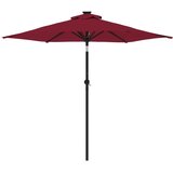  Vrtni suncobran s čeličnom šipkom bordo 225 x 225 x 212 cm | Eponuda.com