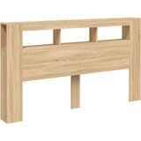  LED uzglavlje boja hrasta sonome 180x18,5x103,5 cm | shoptok.hr