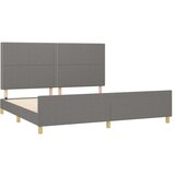  Za krevet s uzglavljem tamnosivi 200 x 200 cm od tkanine | shoptok.hr